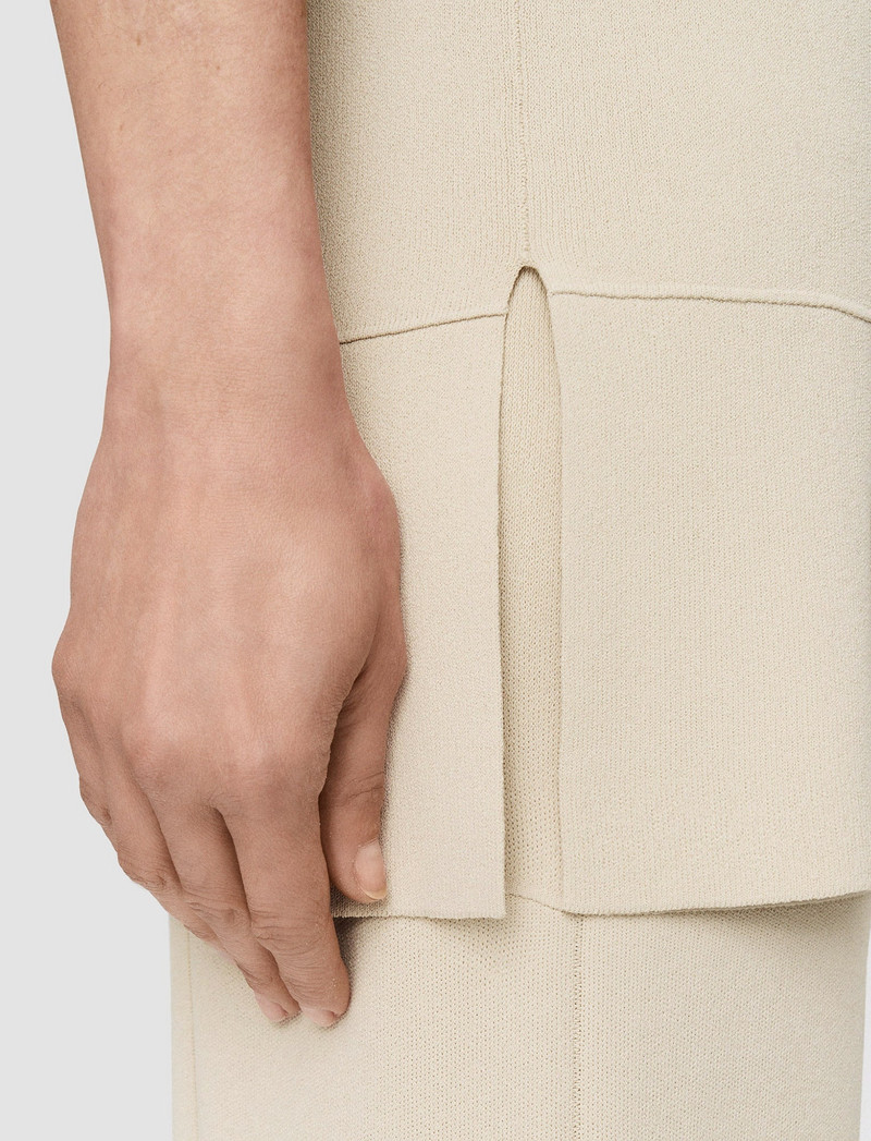 JOSEPH Grid Viscose Knitted Tank Top outlook