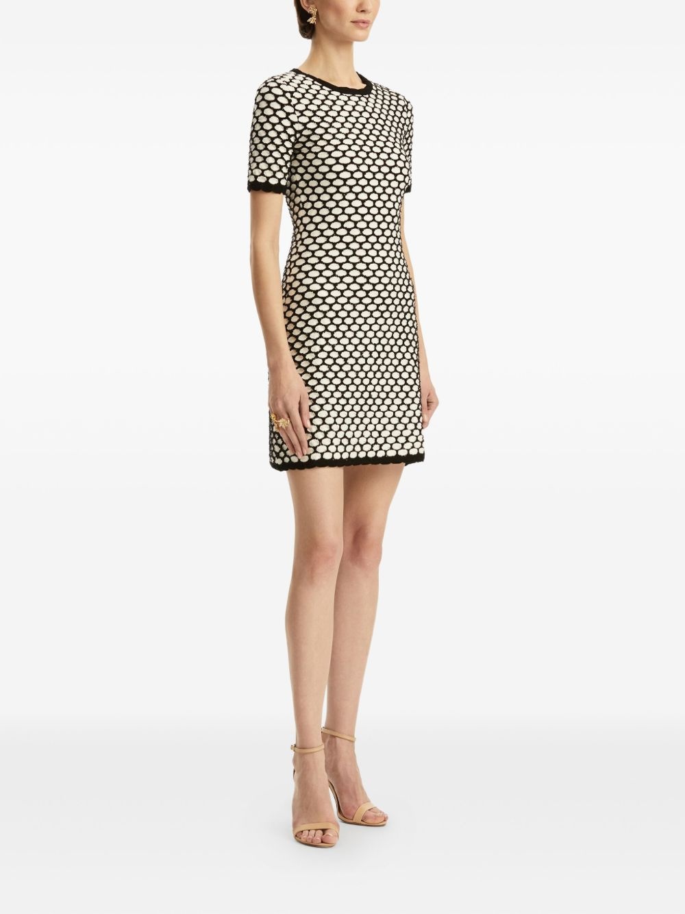 two-tone mini dress - 3