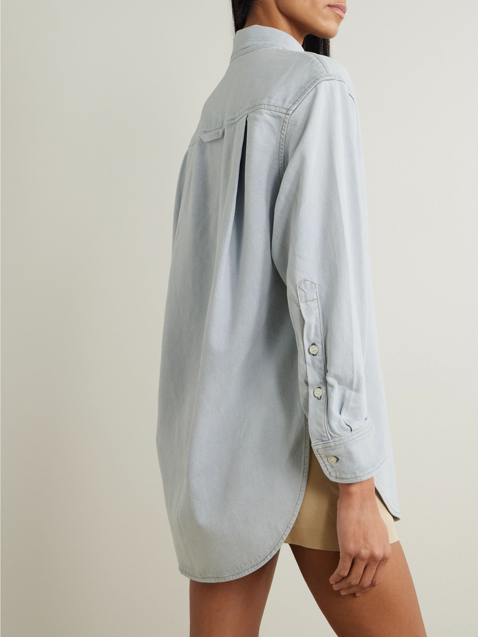 Kayla denim shirt Light denim - 4
