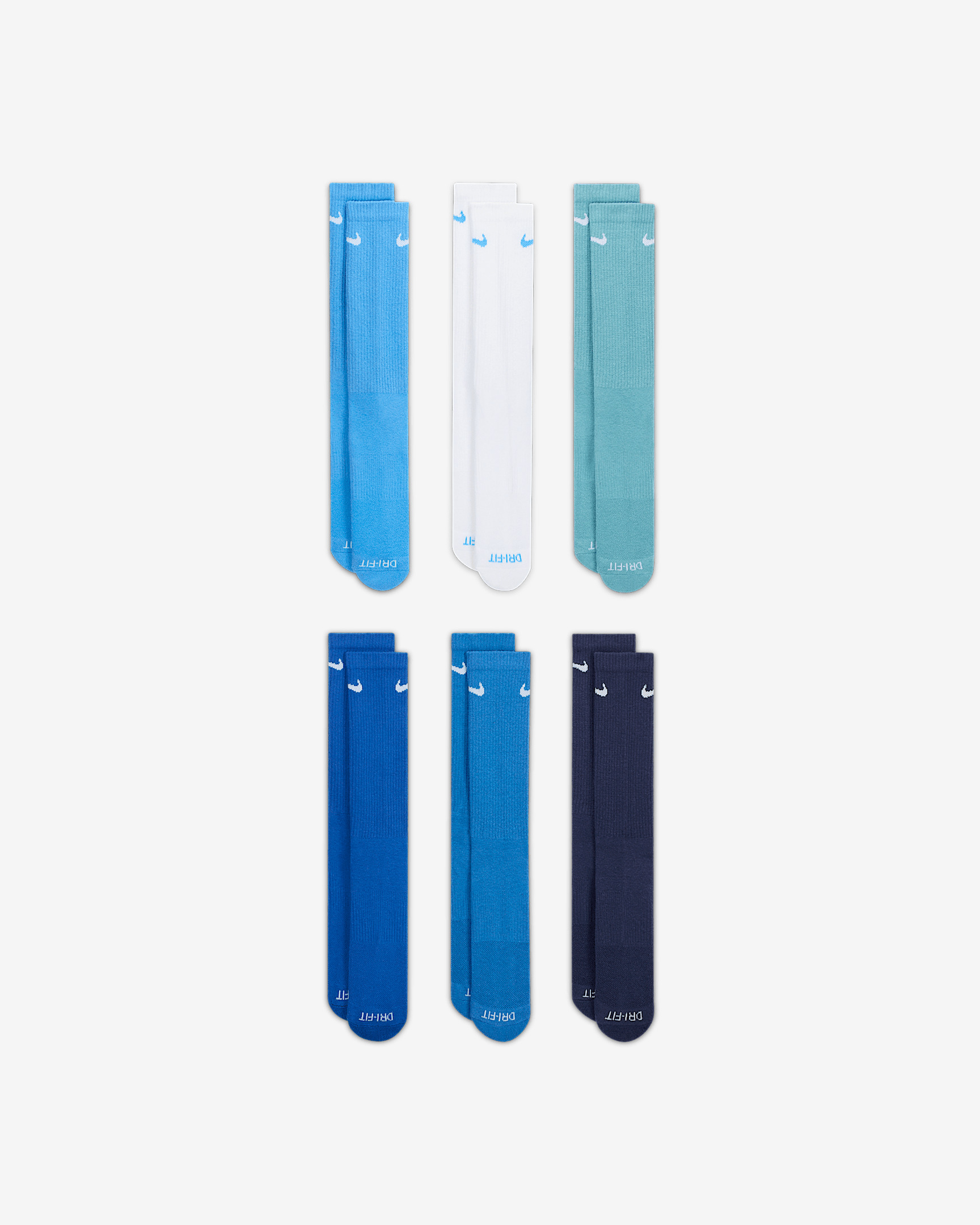 Nike Everyday Plus Cushioned Training Crew Socks (6 Pairs) - 2
