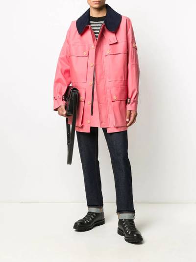 Mackintosh contrast-collar lightweight jacket outlook