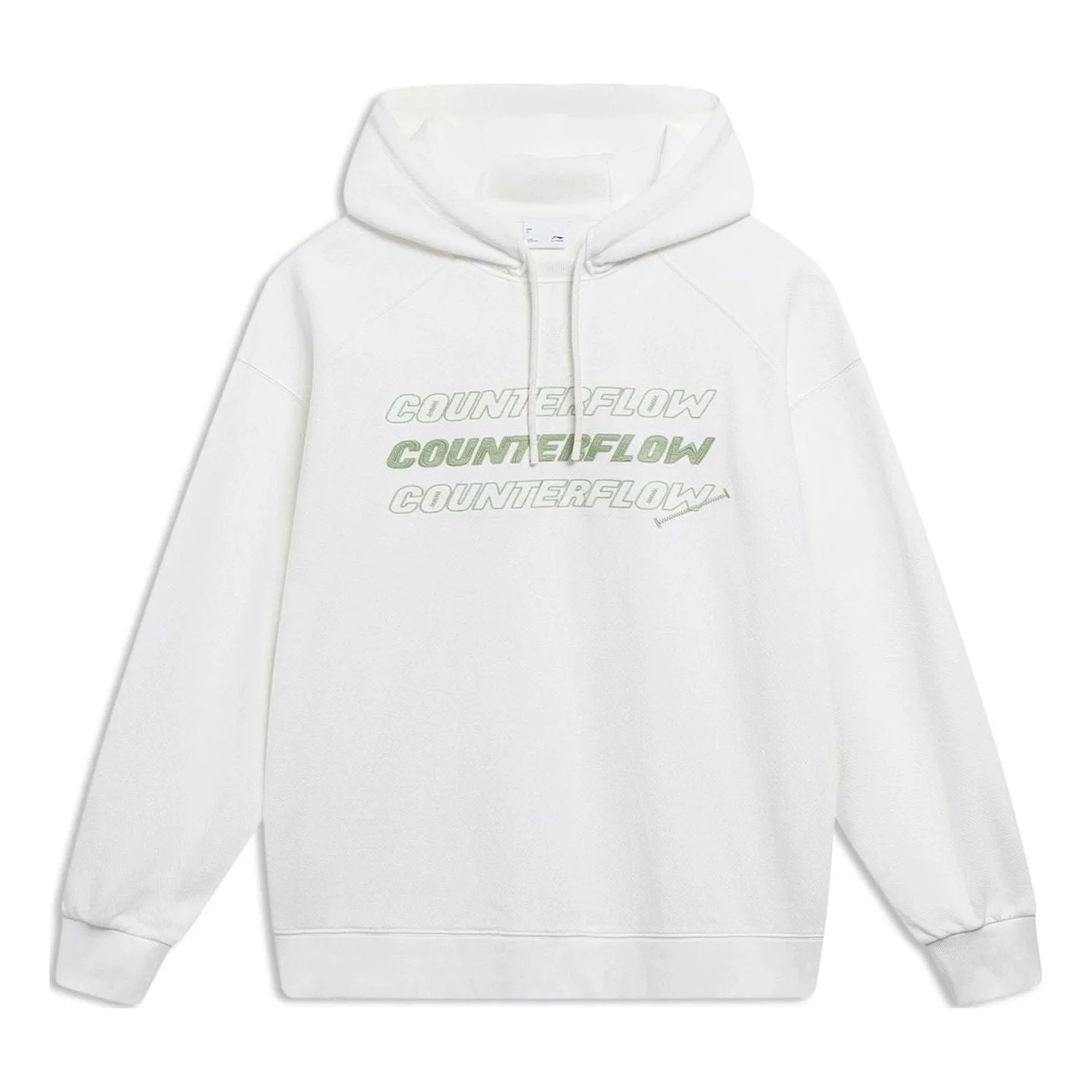 Li-Ning Counterflow Graphic Hoodie 'White' AWDT531-1 - 1