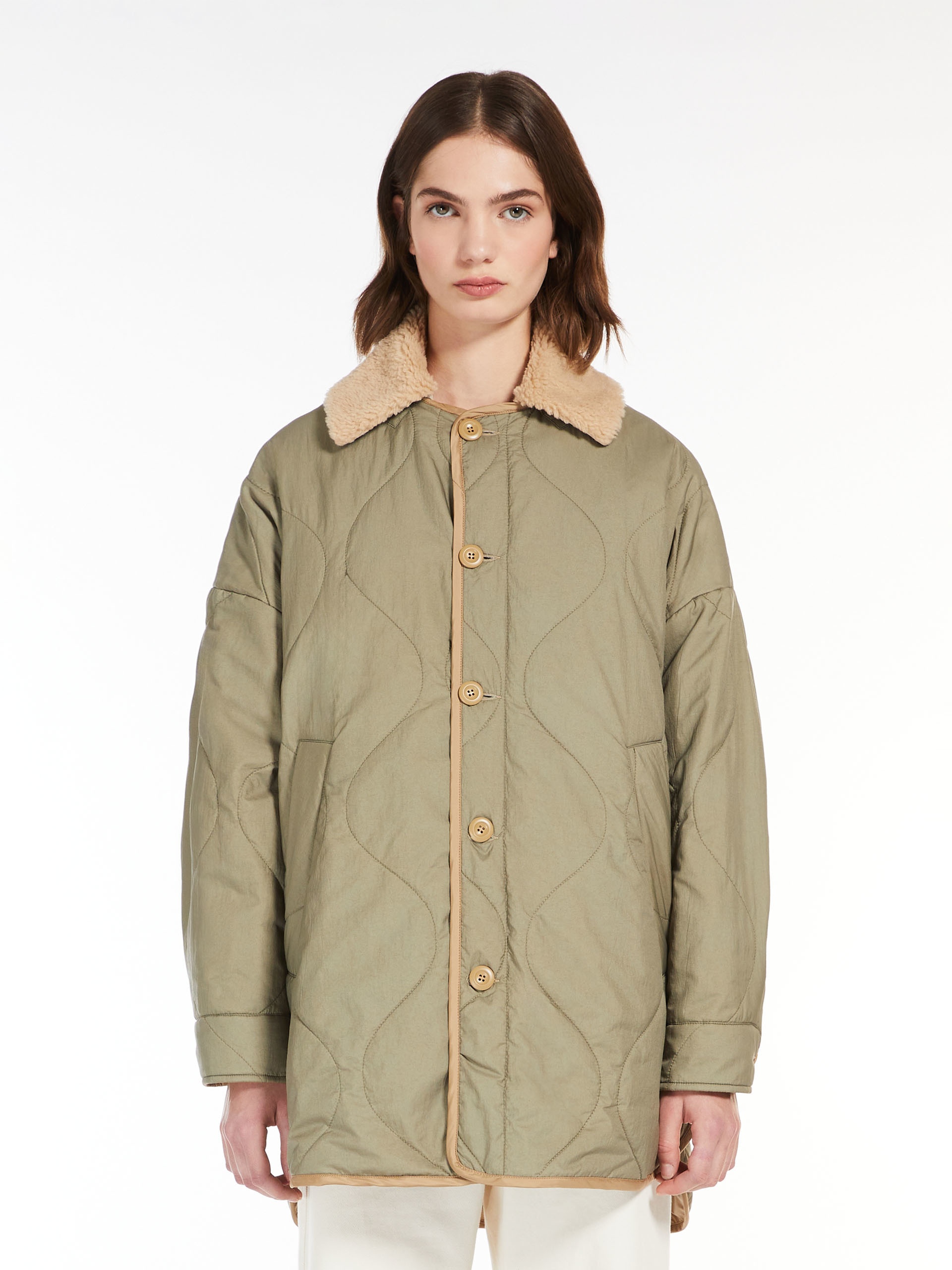 DRAVA Reversible water-repellent canvas down jacket - 6