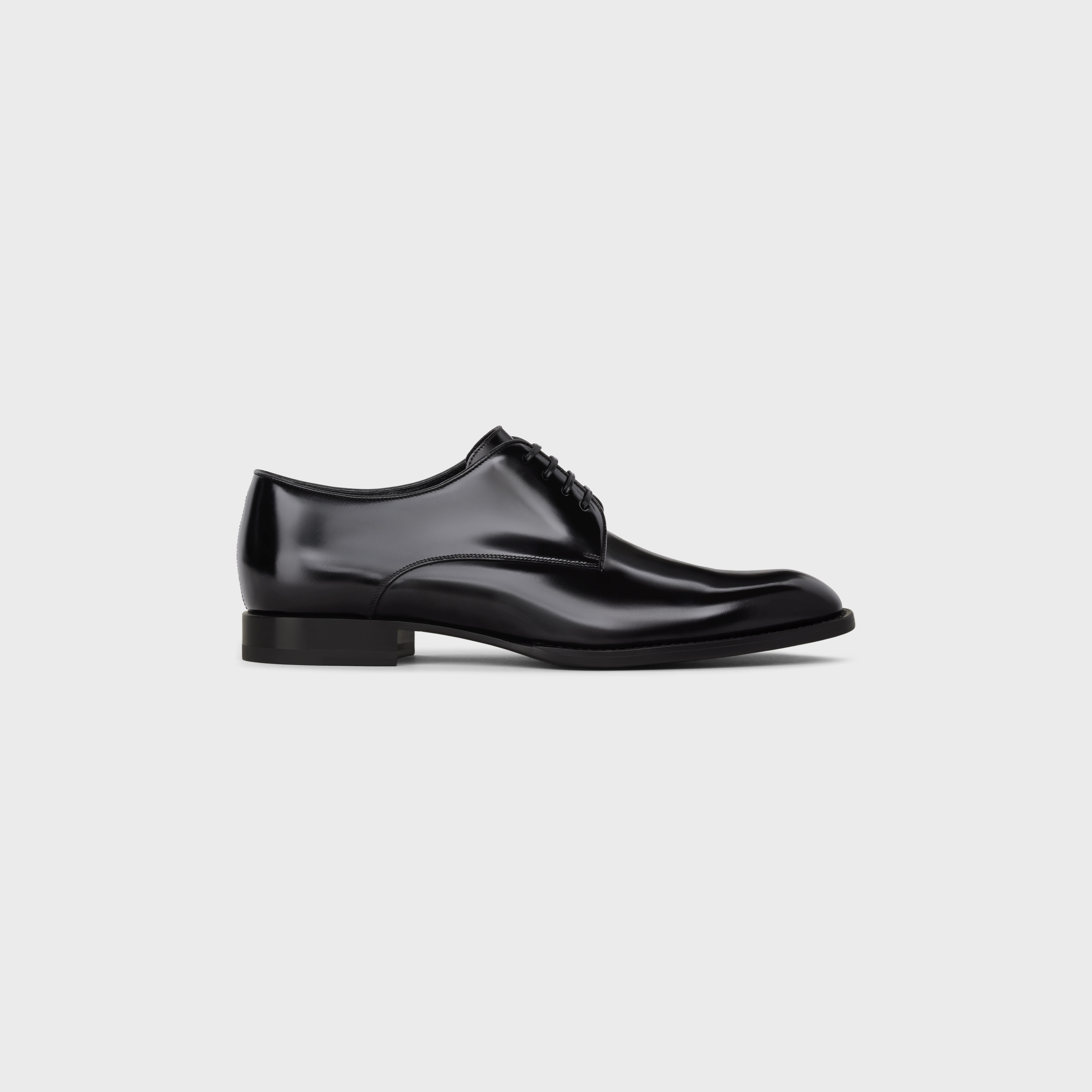 CELINE TUXEDO DERBY in POLISHED BULLSKIN - 1