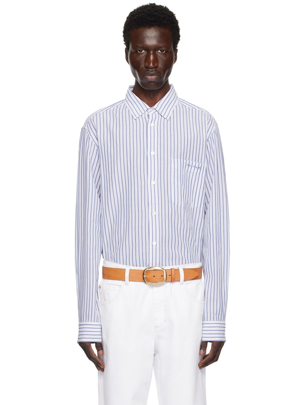 Blue & White Jasolo Shirt - 1
