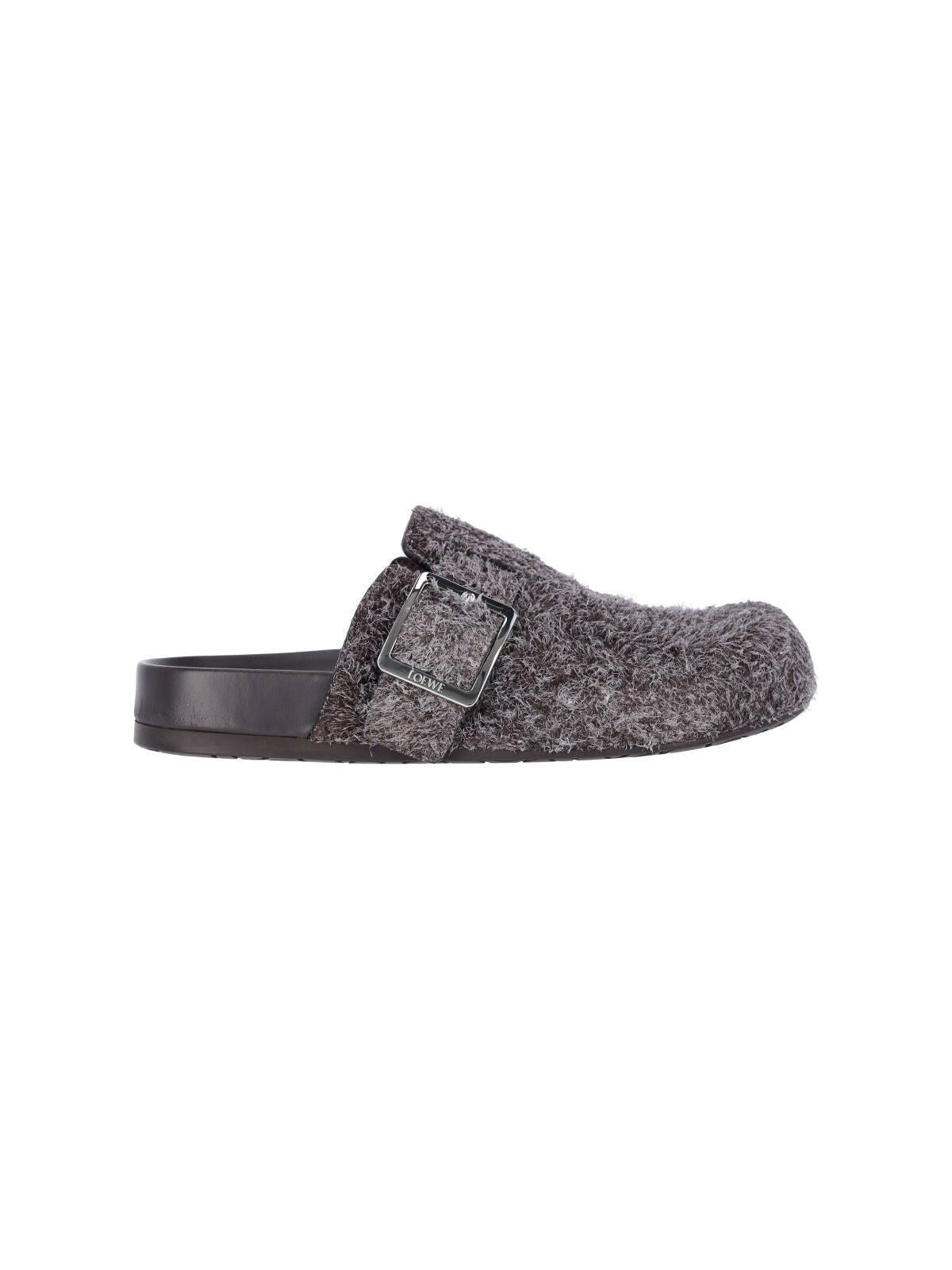 Loewe Ease Buckle mule in brushed suede - 1