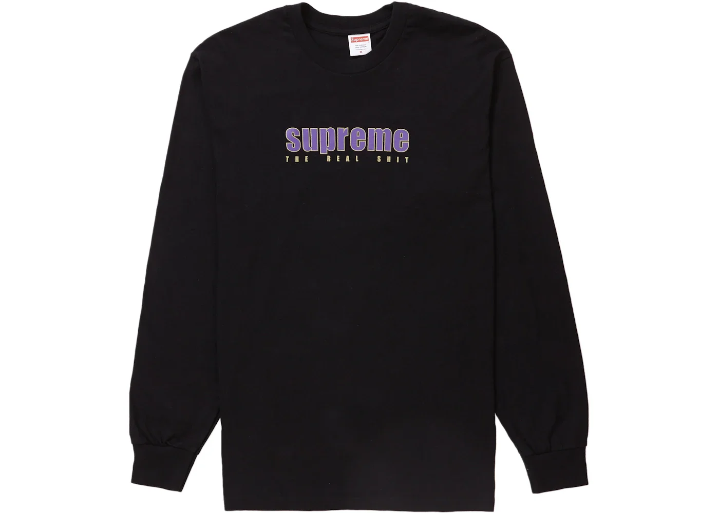 Supreme The Real Shit L/S Tee Black - 1