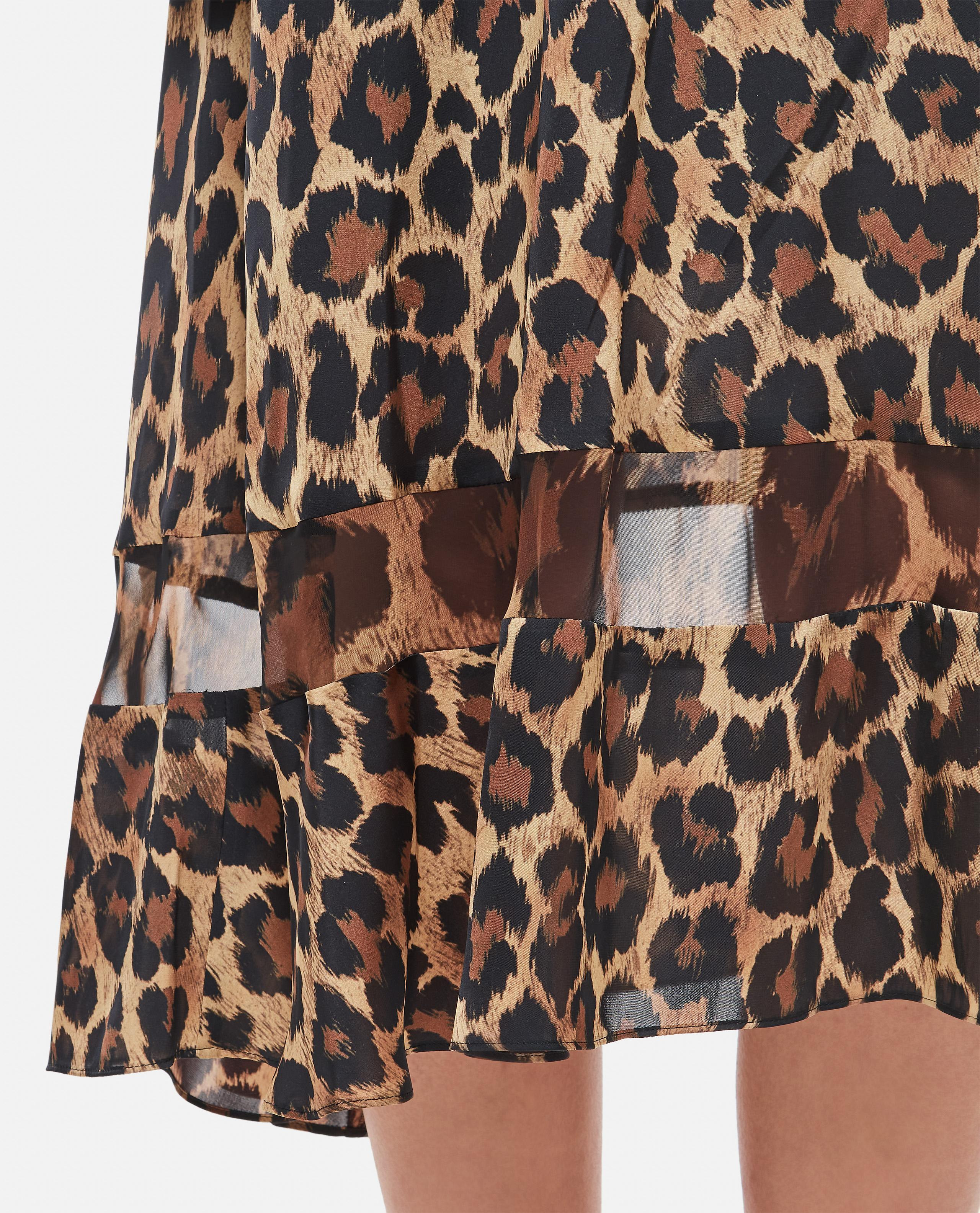 Leopard Print Knit Dress - 5