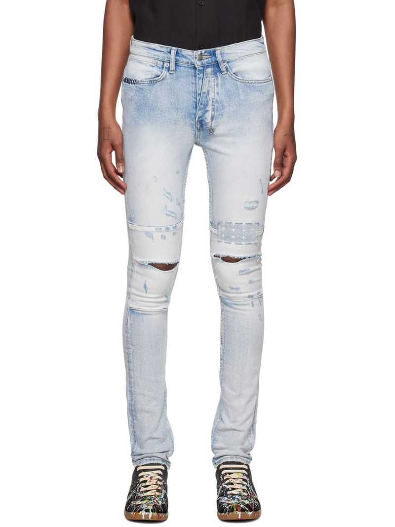 Blue Van Winkle 2 Tone Jeans - 1
