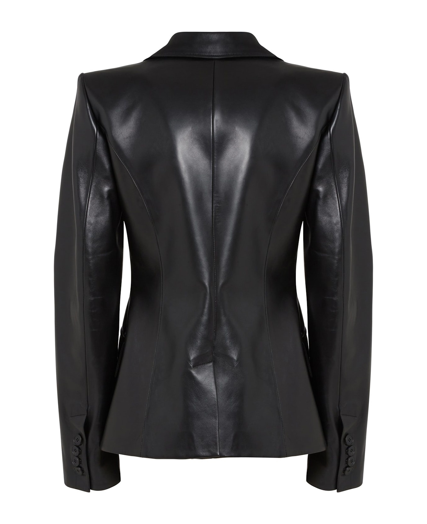 Single Breasted Long Sleeved Jacket - 2