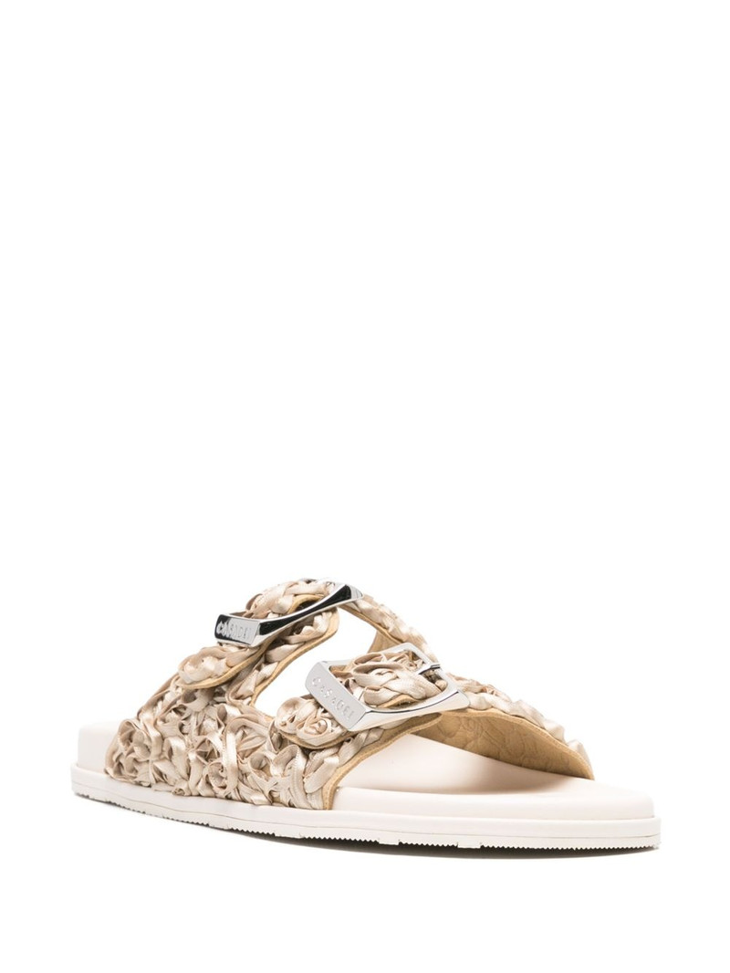 CASADEI double-buckle sandals outlook
