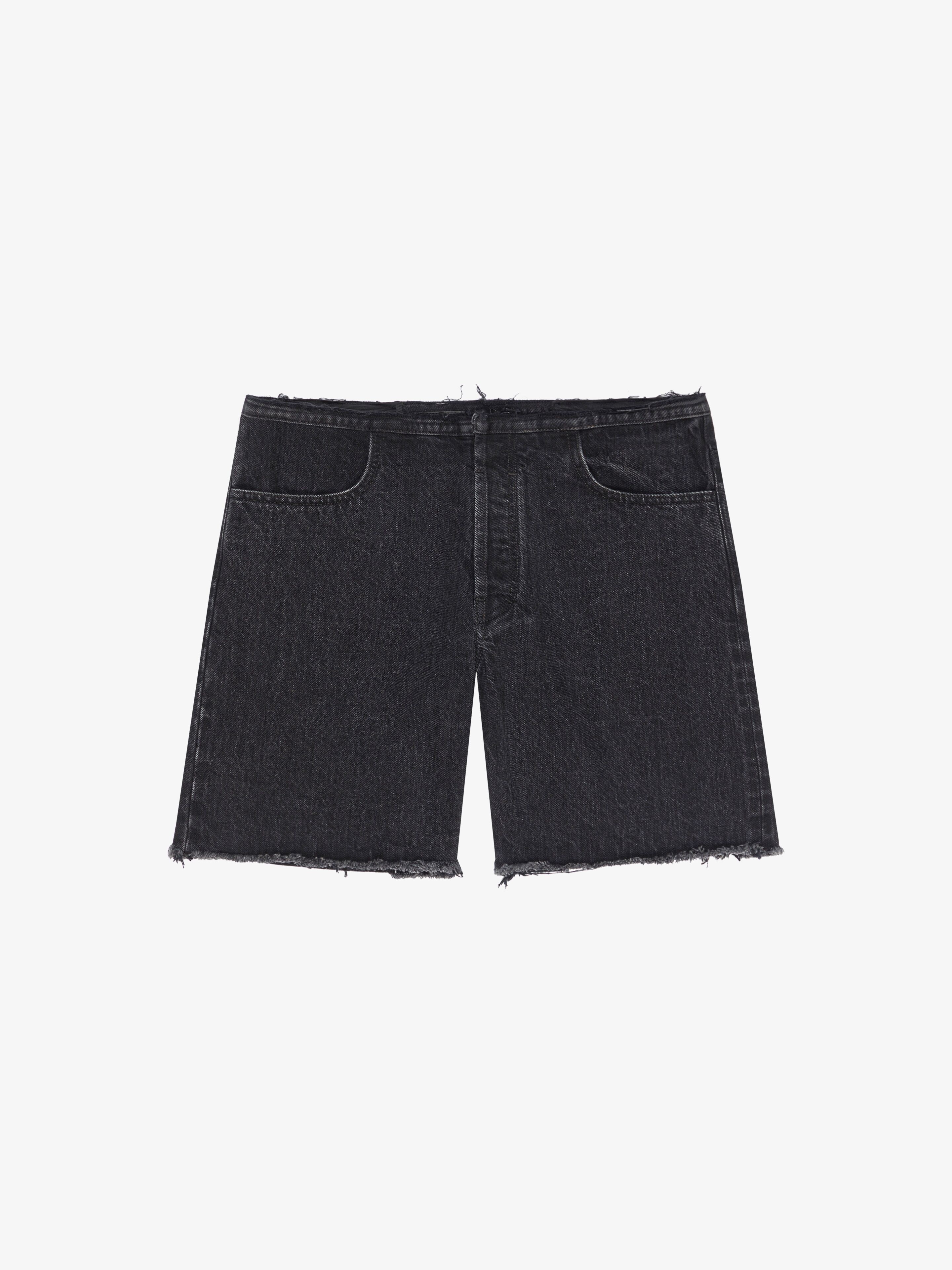 BERMUDA SHORTS IN DENIM - 1