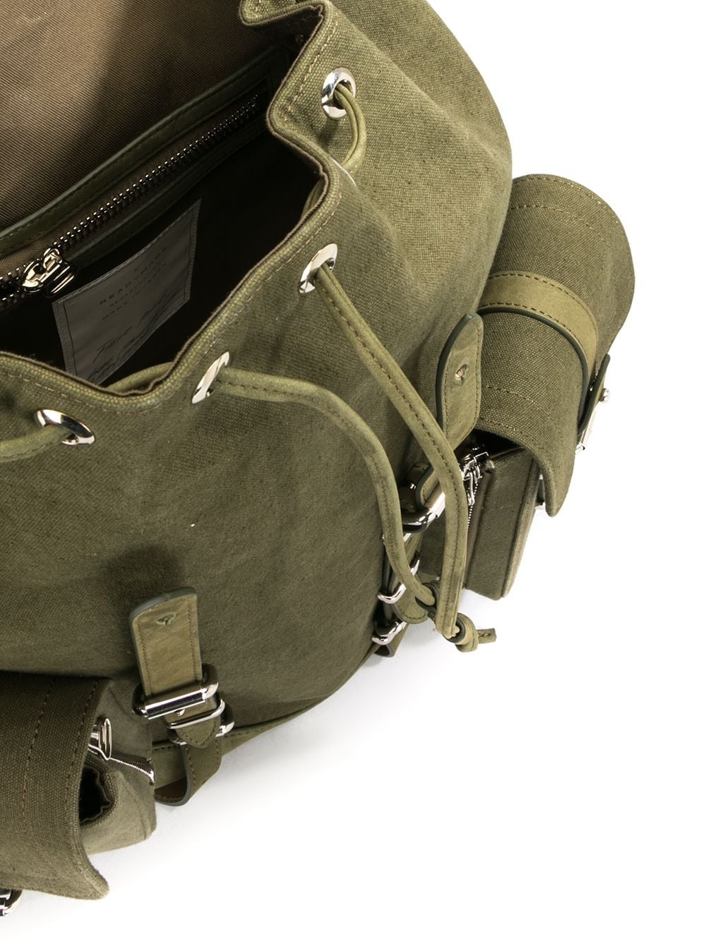 utility-style canvas backpack - 5