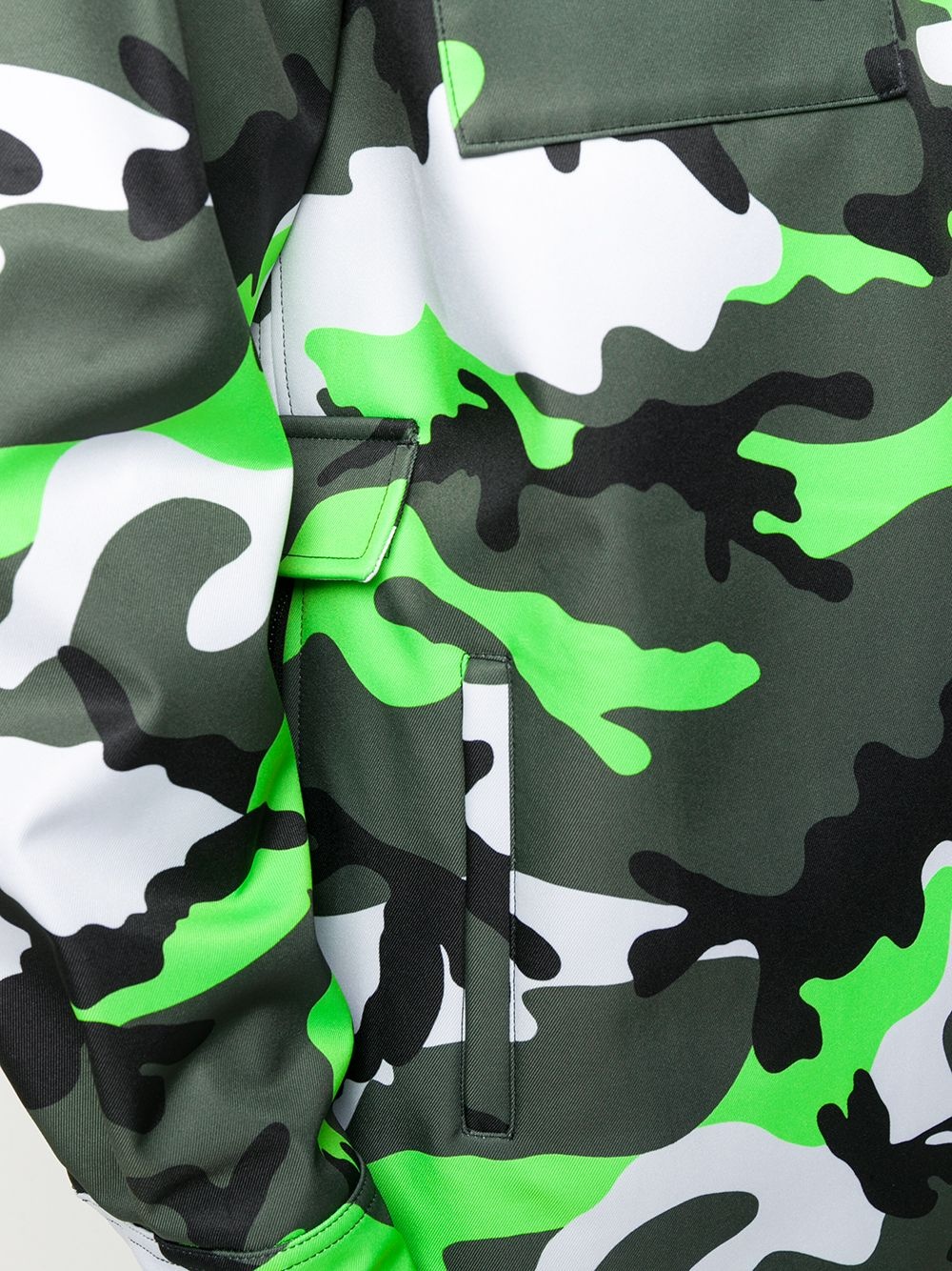 camouflage print hooded jacket - 5