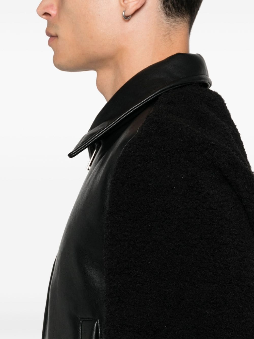 faux-leather jacket - 5