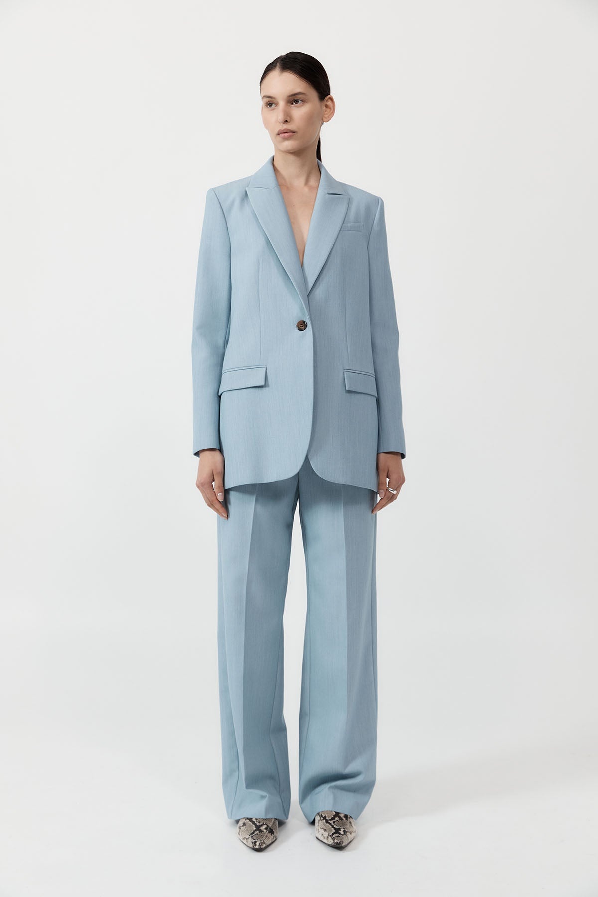 Carter Trousers - Stone Blue - 6