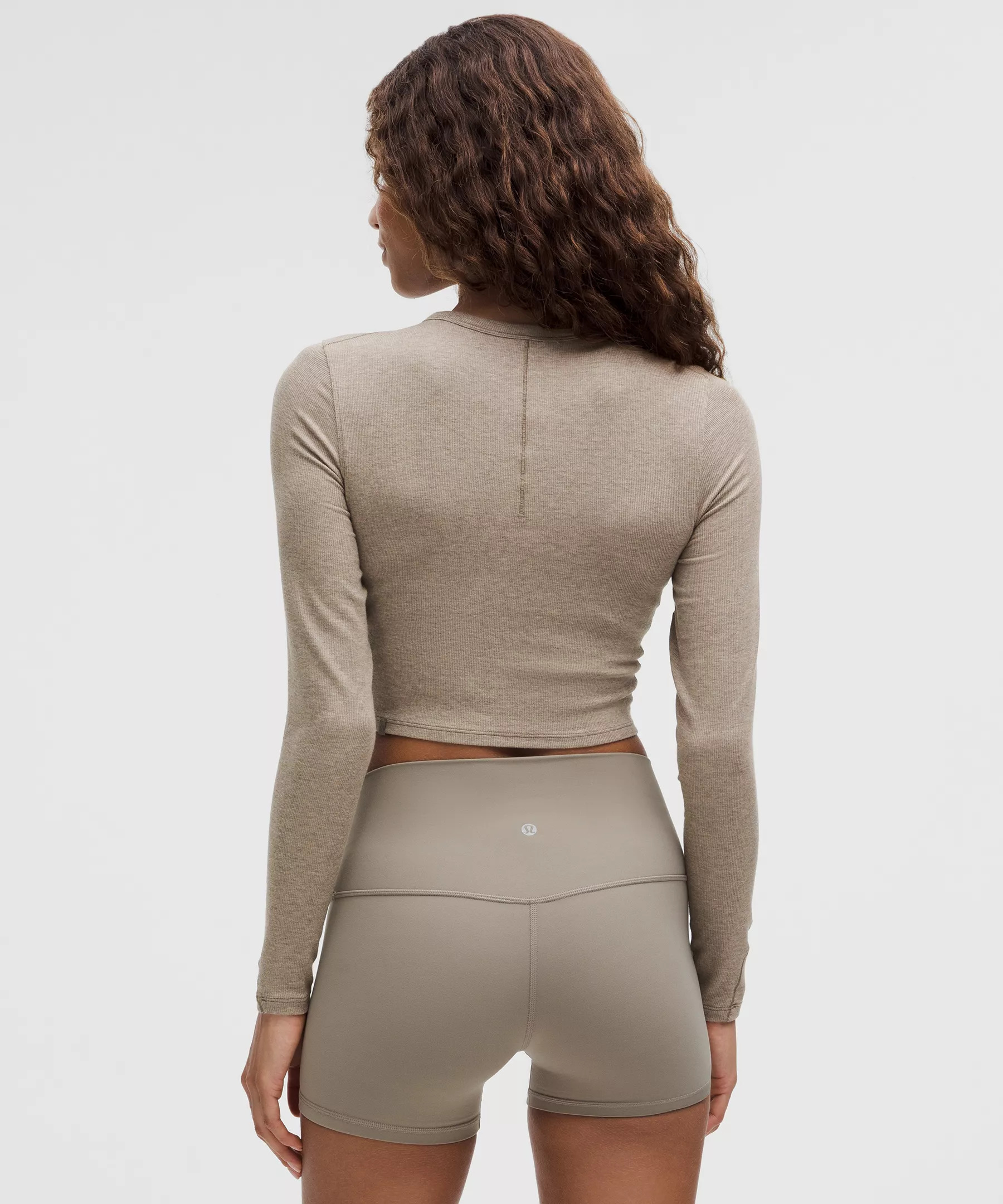 Hold Tight Straight-Hem Cropped Long-Sleeve Shirt - 3