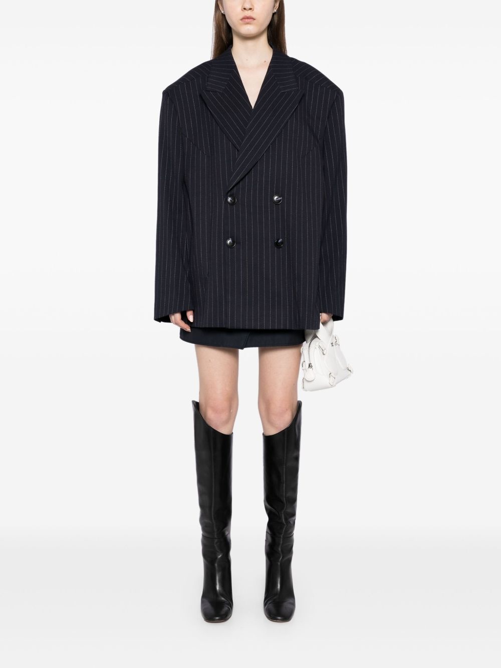 double breasted blazer - 2