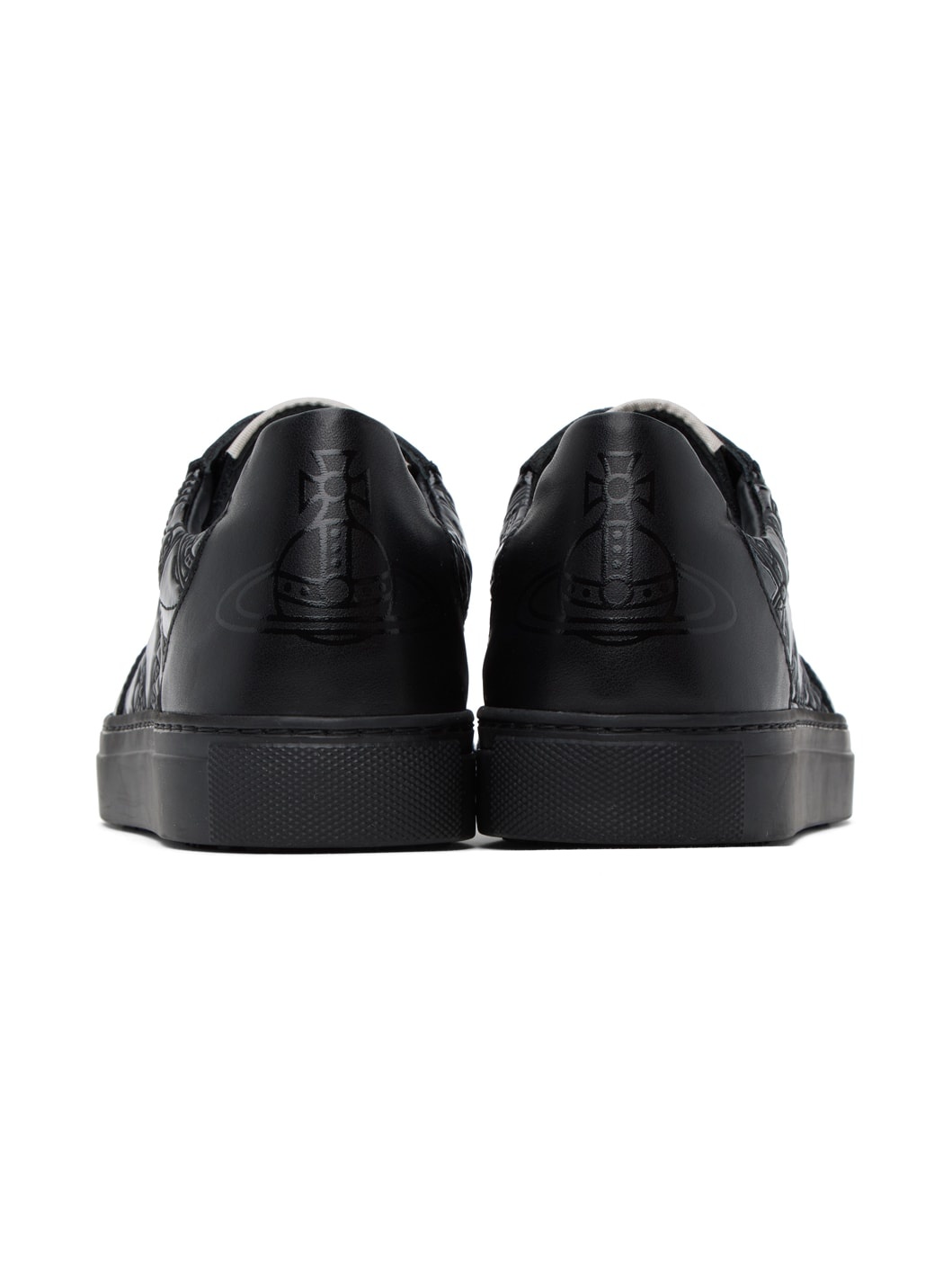 Black Embossed Sneakers - 2
