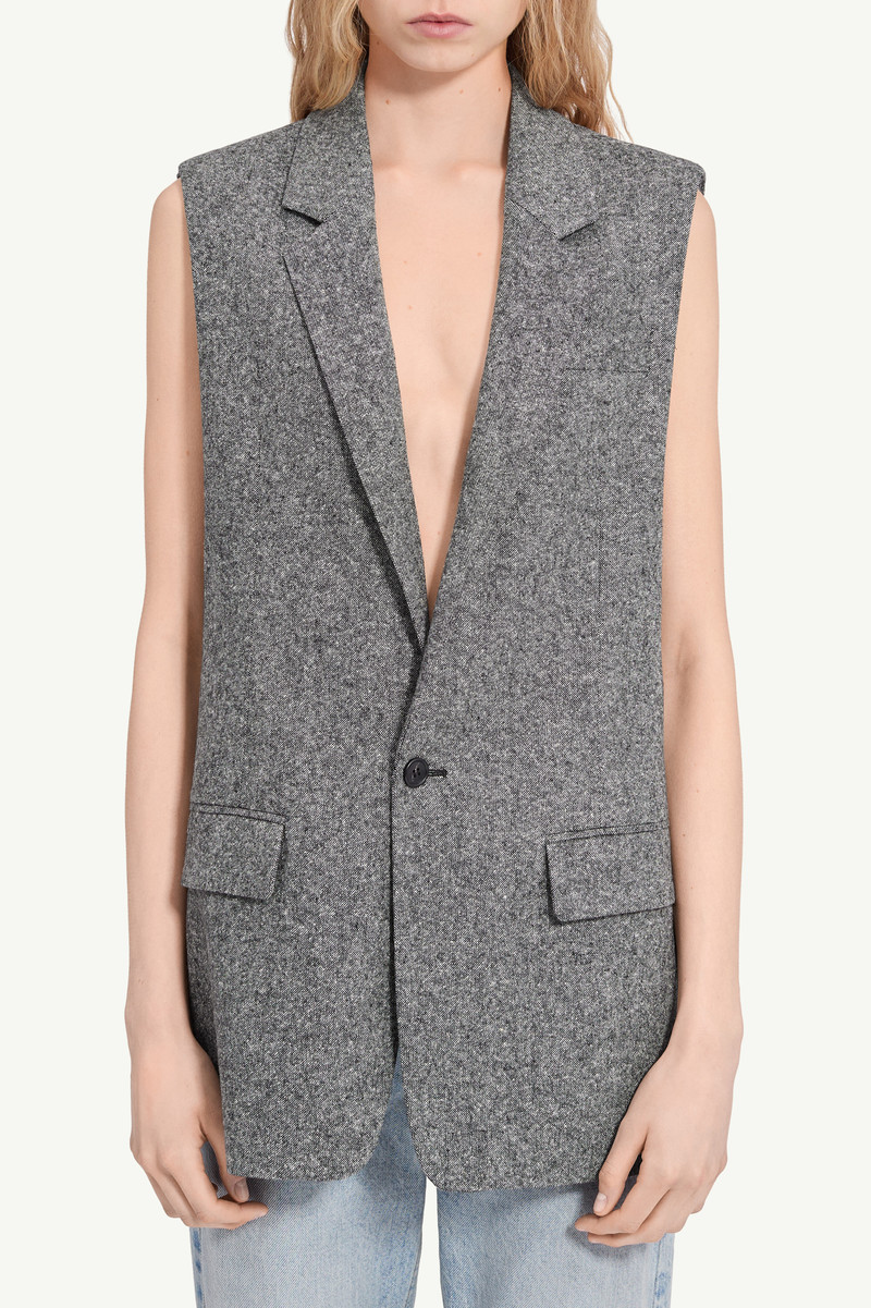 Dotty tweed gilet 4
