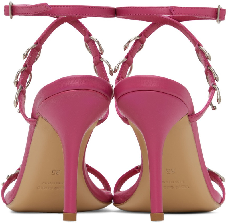 miaou Pink GIABORGHINI Edition Reno Heeled Sandals outlook