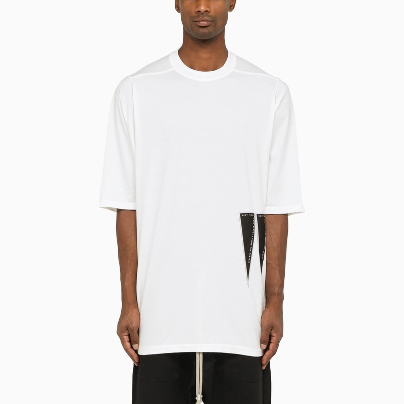 White cotton crew neck t-shirt - 1