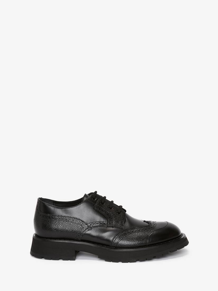 Men's Punk Worker Derby in Black - 1