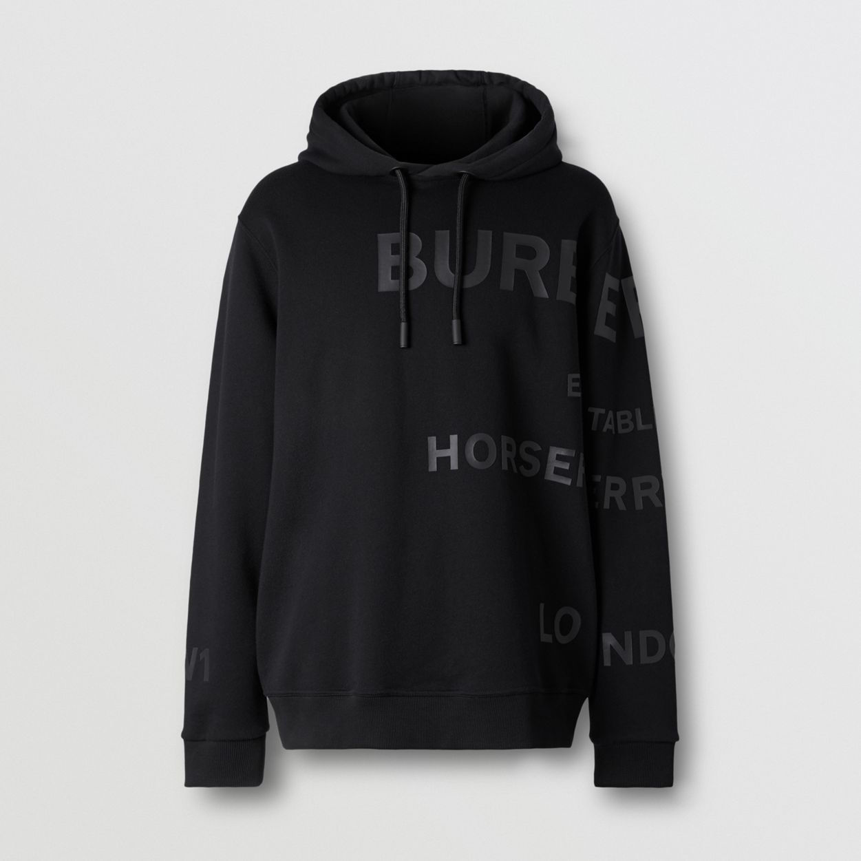 Horseferry Print Cotton Hoodie - 1