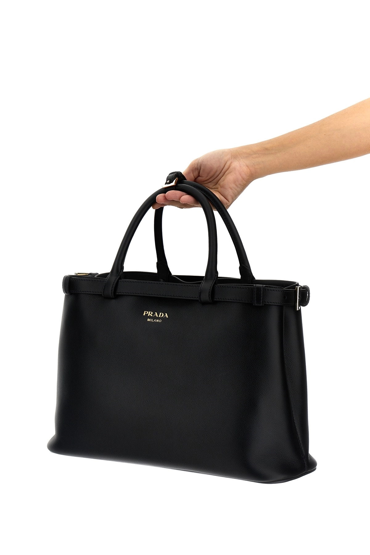 'Prada Buckle Medium' handbag - 2