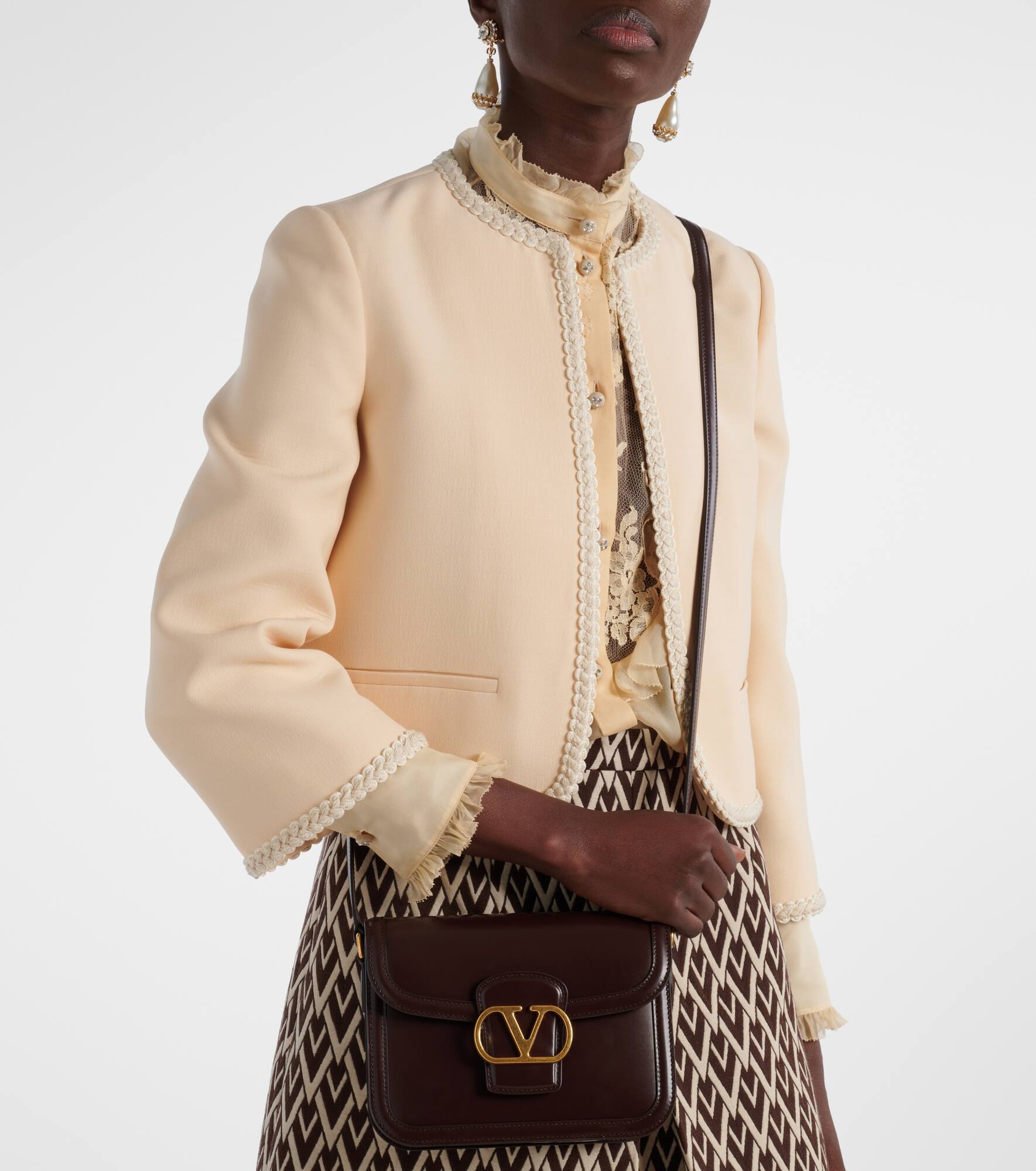 9TO5 VLogo leather shoulder bag - 2