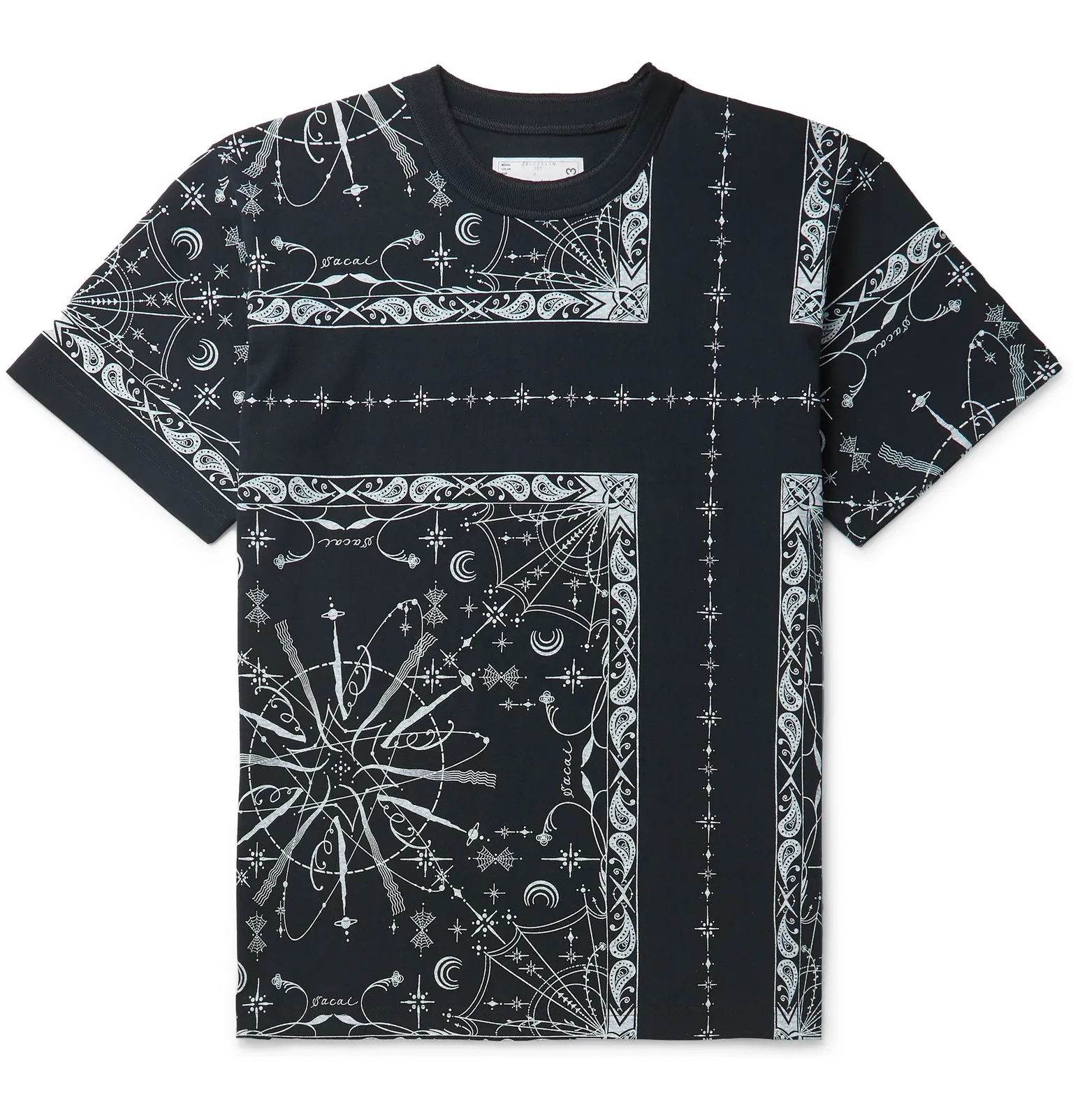 + Dr. Woo Bandana-Print Cotton-Jersey T-Shirt - 1