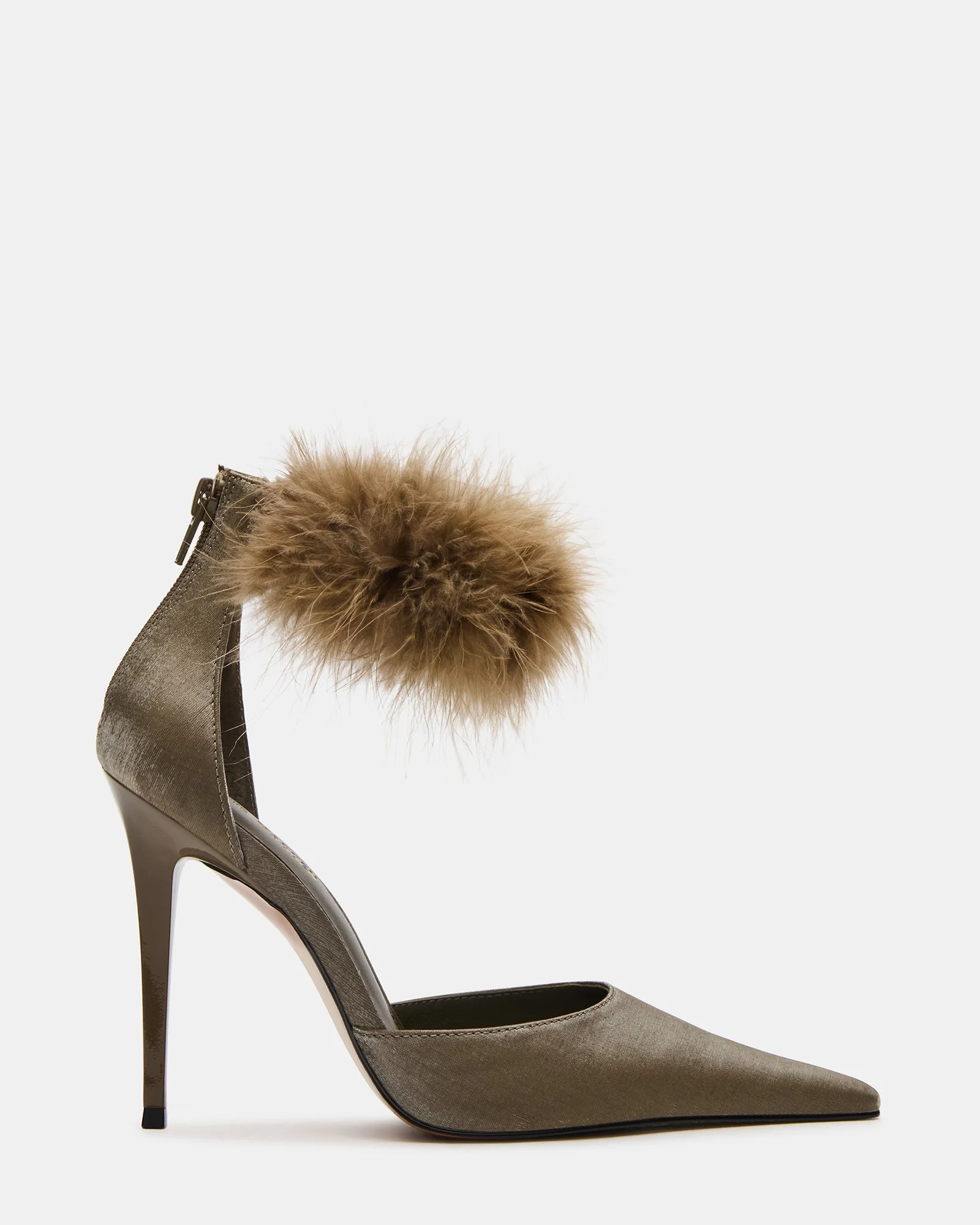 ELUSIVE OLIVE SATIN - 1