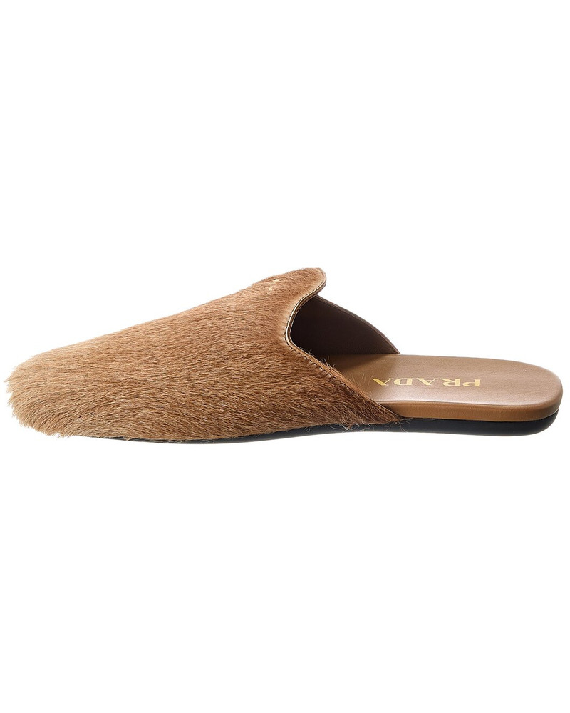 Prada Prada Logo Haircalf Mule outlook