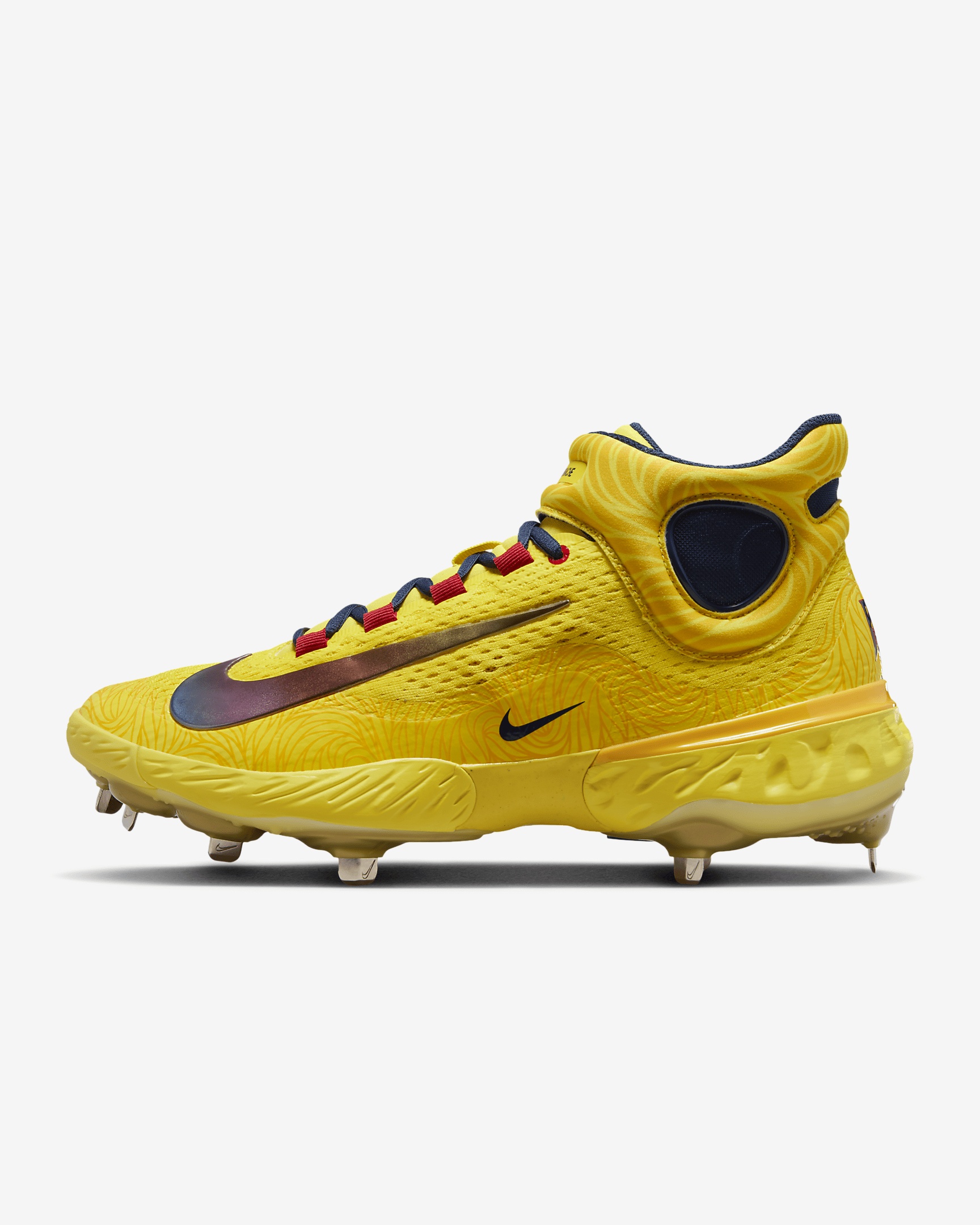 Nike Men's Alpha Huarache Elite 4 Mid "Ronald Acuña Jr." Baseball Cleats - 1