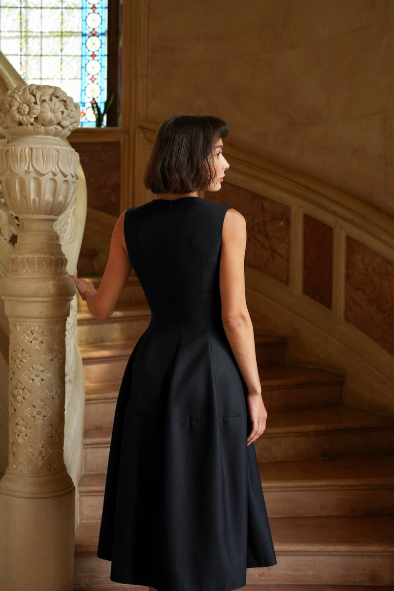 Mirienne Acetate Wool Dress 13