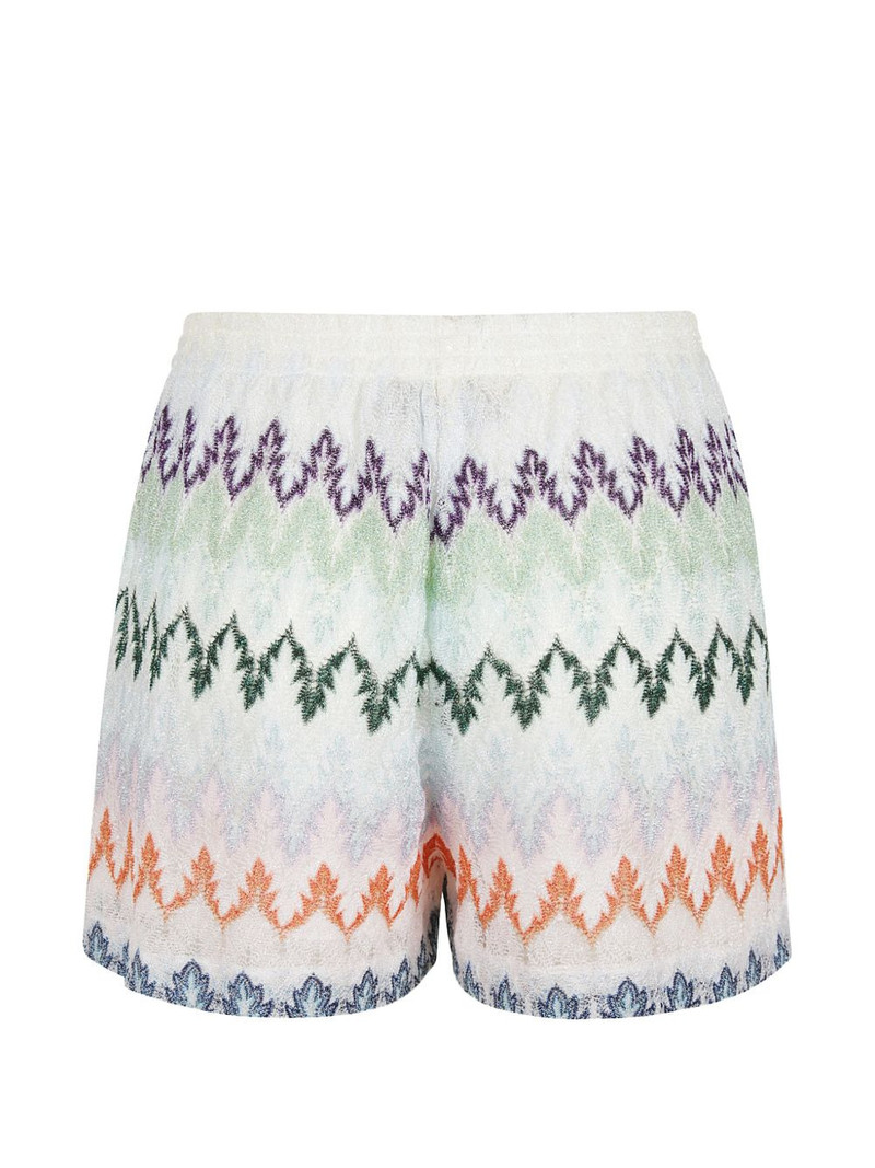 Missoni multicolour zig-zag shorts outlook