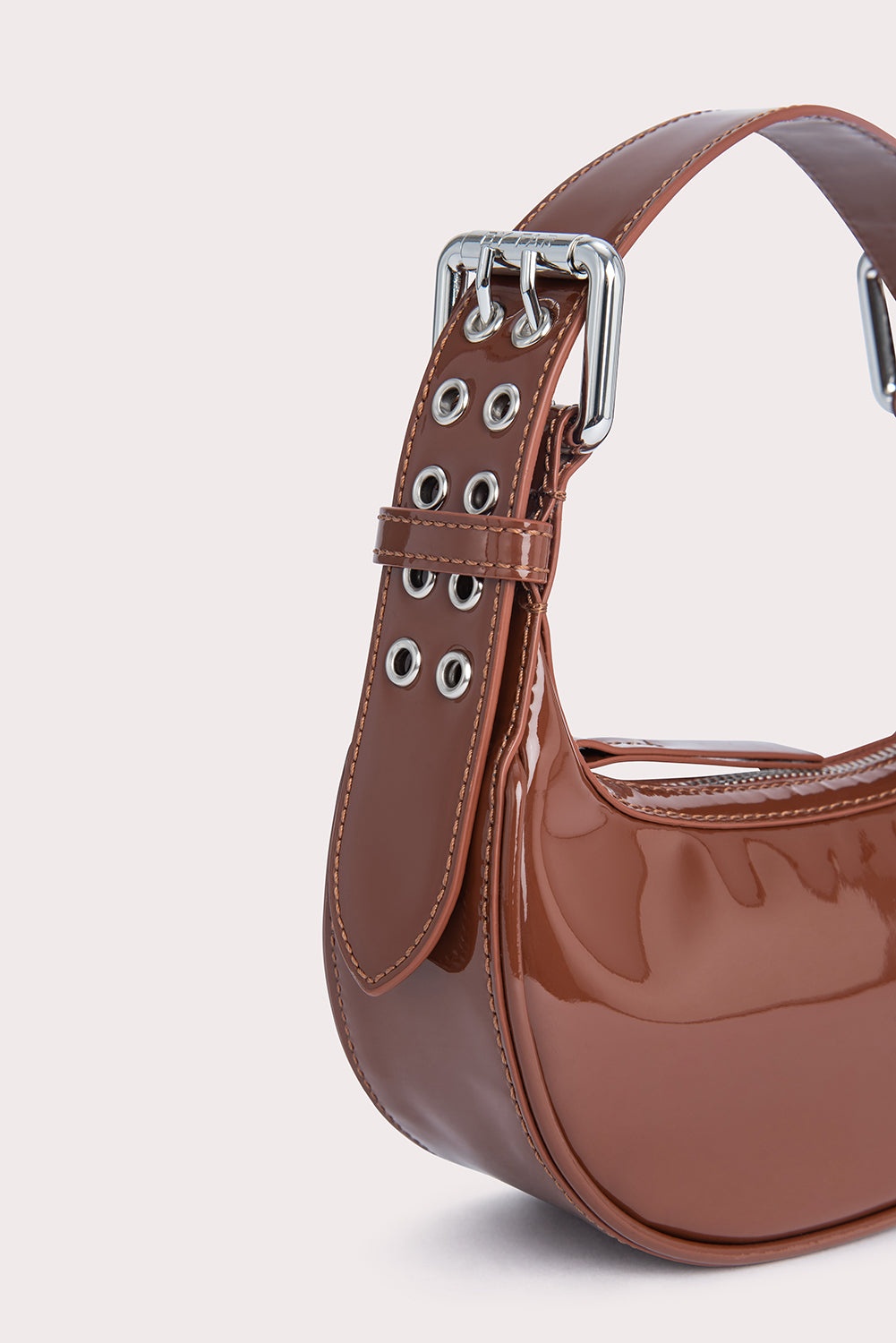 Mini Soho Chocolate Patent Leather - 3