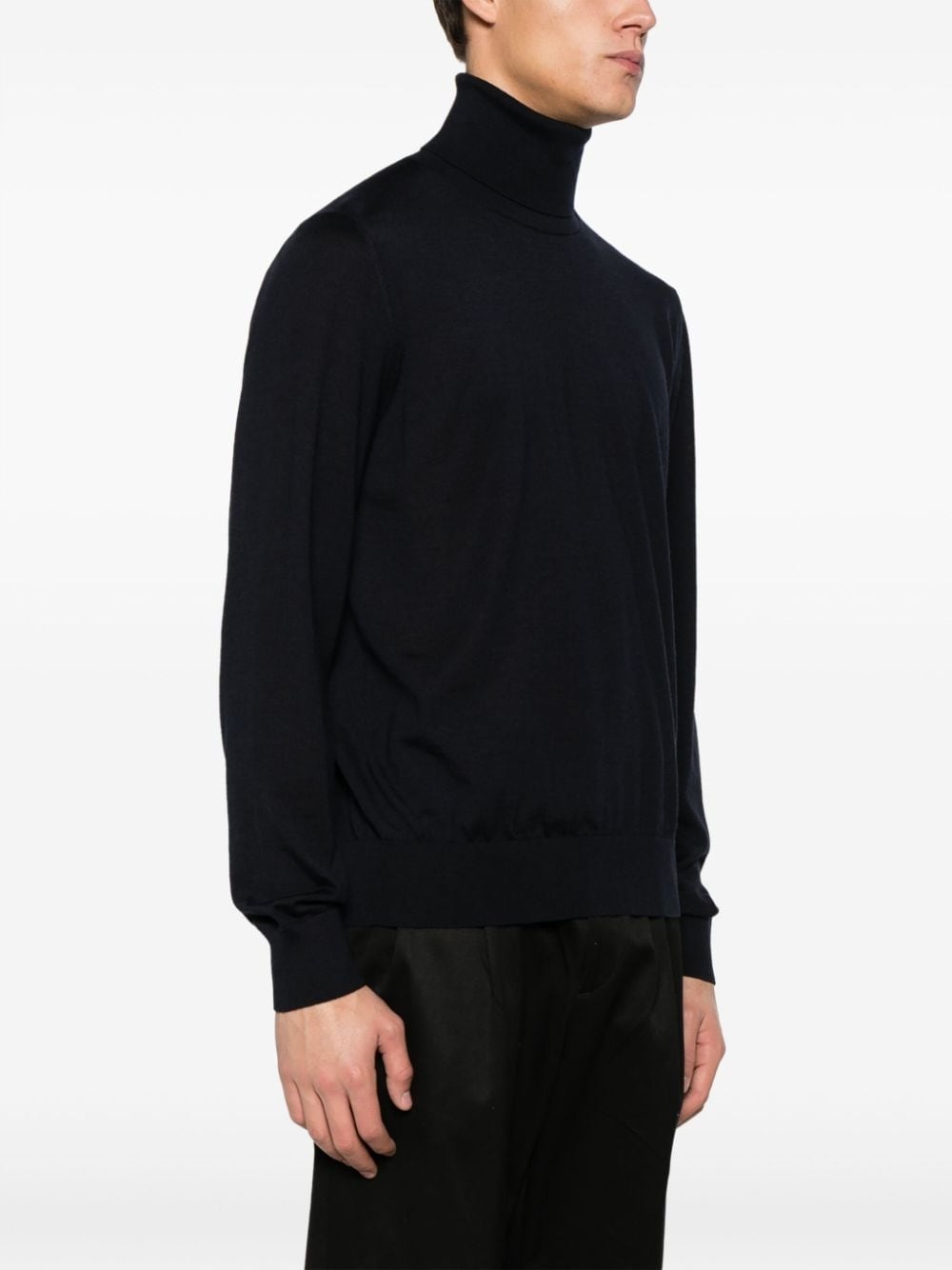 roll-neck cashmere jumper - 3
