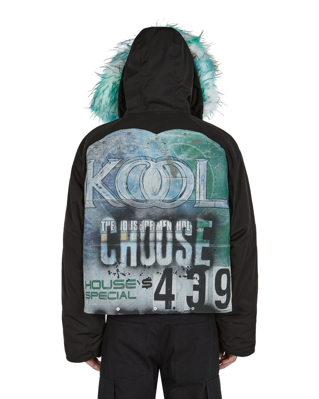 NYLON LOGO PARKA WITH PRINT - 5