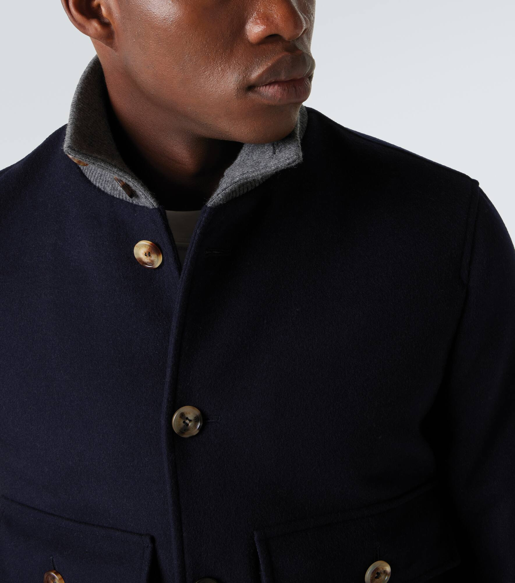 Wool varsity jacket - 6