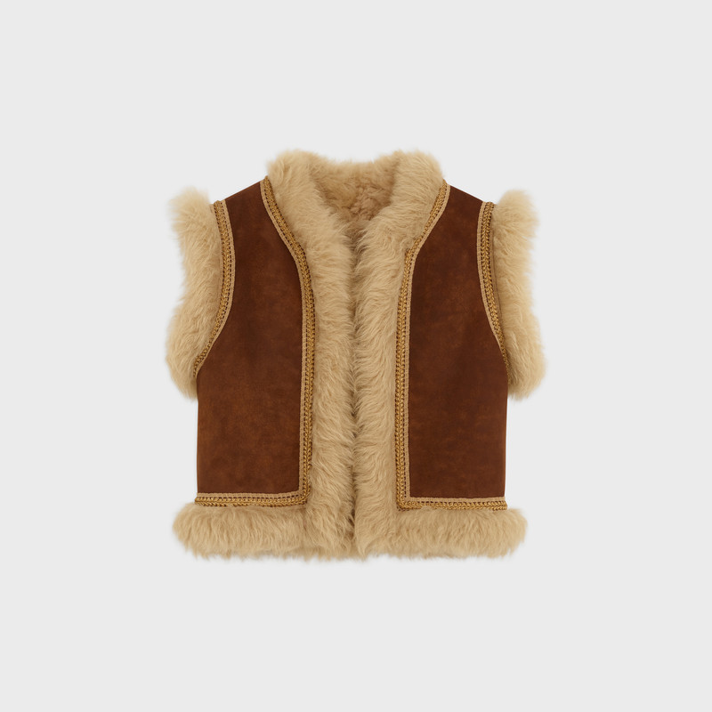 AFGHAN WAISTCOAT IN SHEEPSKIN 1