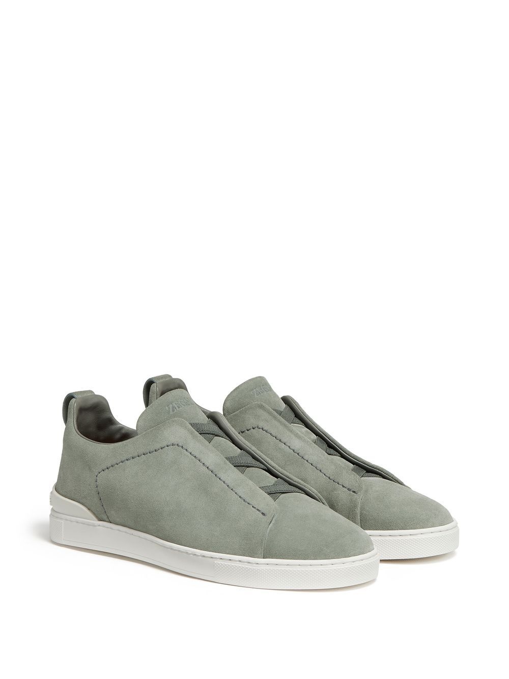 Triple Stitch suede sneakers - 2