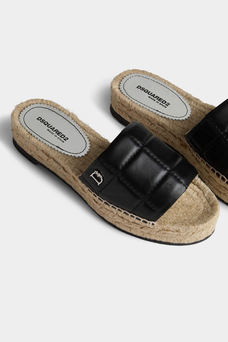 D2 STATEMENT SOFT ESPADRILLES SLIDES - 4