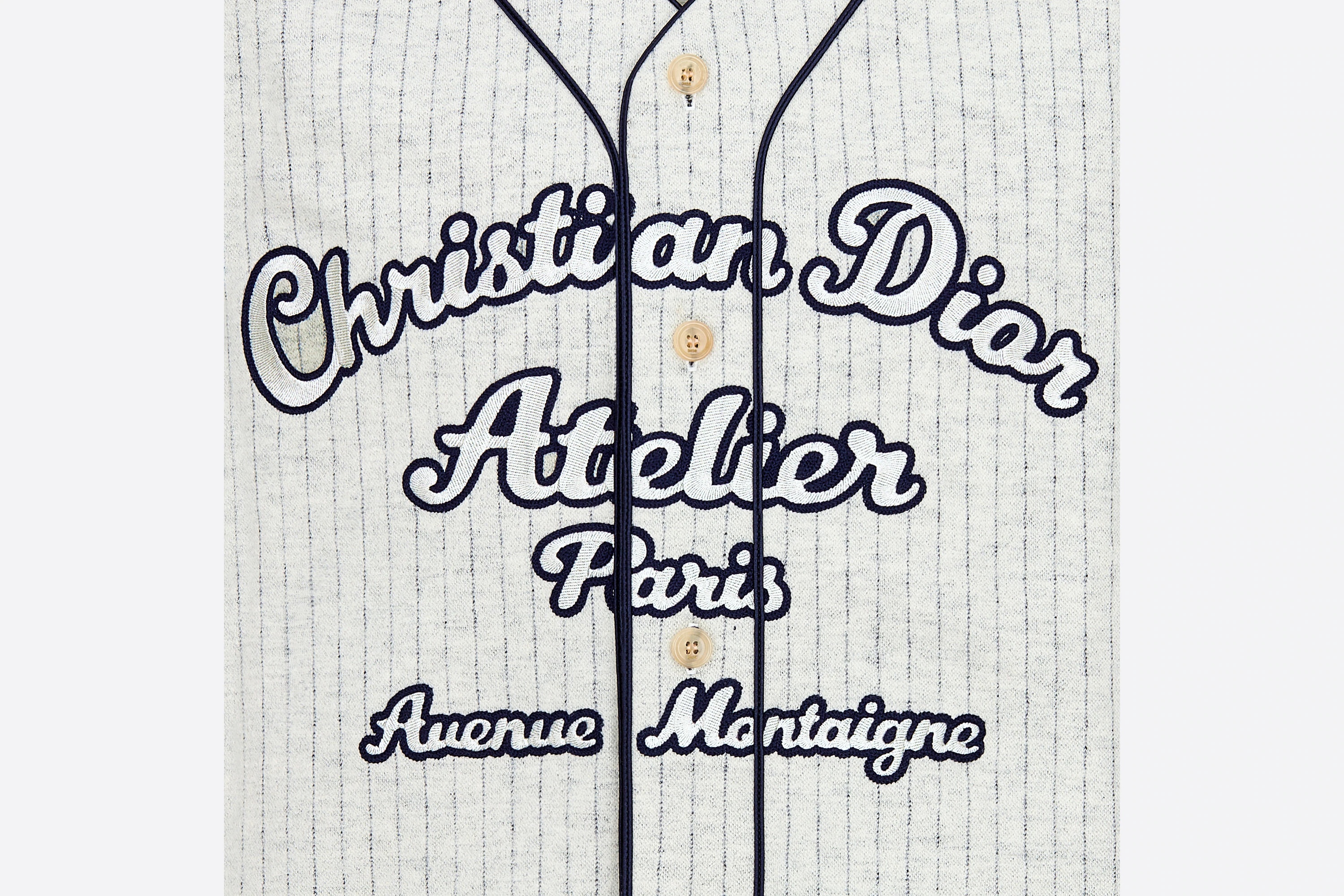 'Christian Dior Atelier' Baseball Shirt - 3