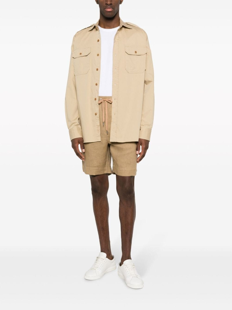 Ralph Lauren Dorset linen bermuda shorts outlook