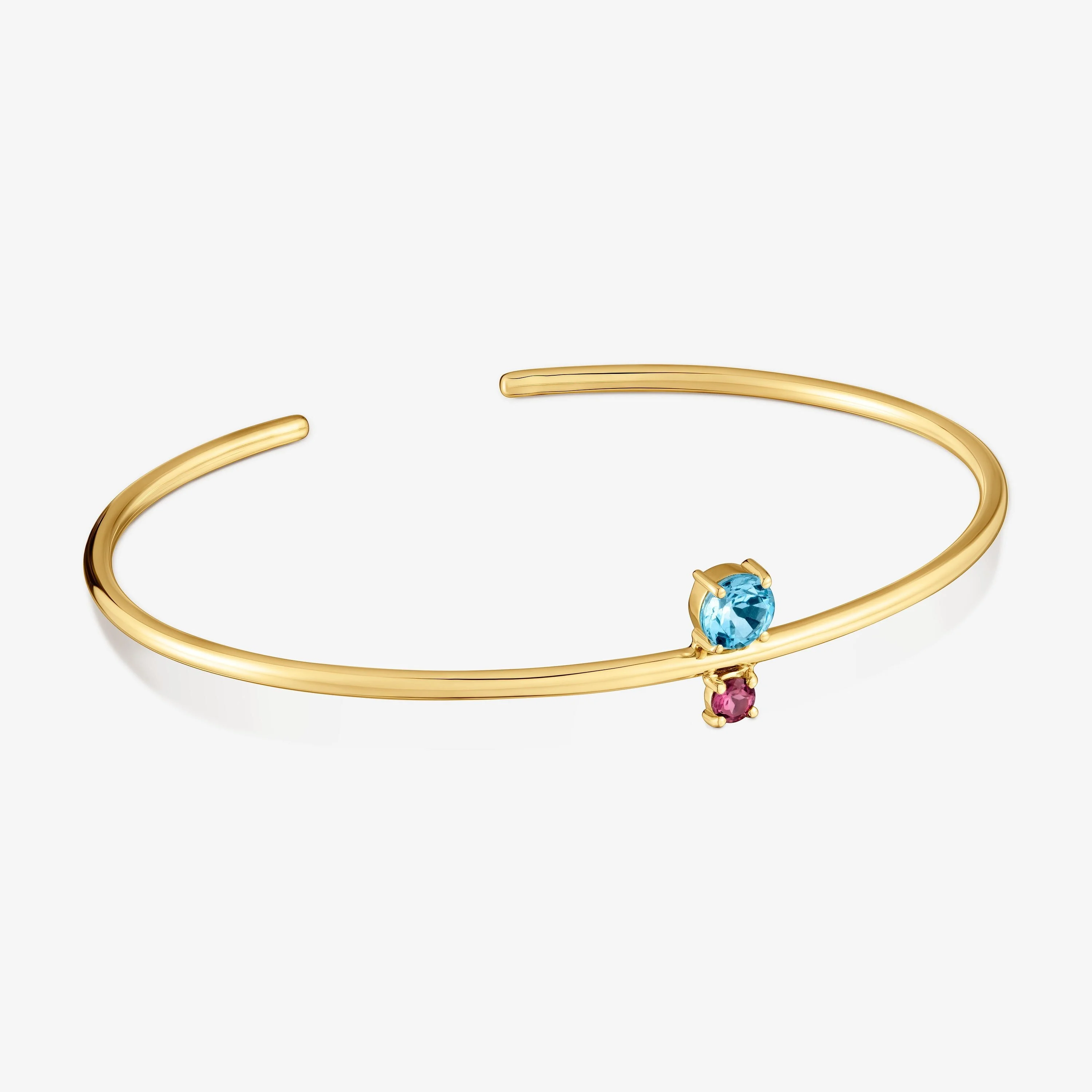 18kt gold, rhodolite and topaz Bangle TOUS Ivette - 1