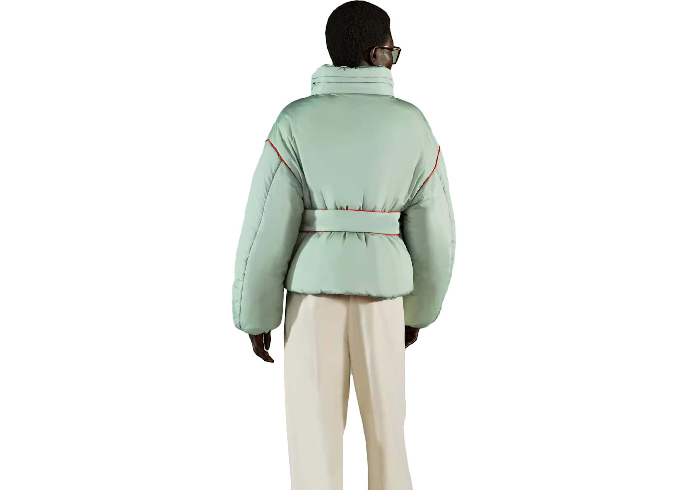 Gucci x adidas Padded Nylon Bomber Mint Green - 2