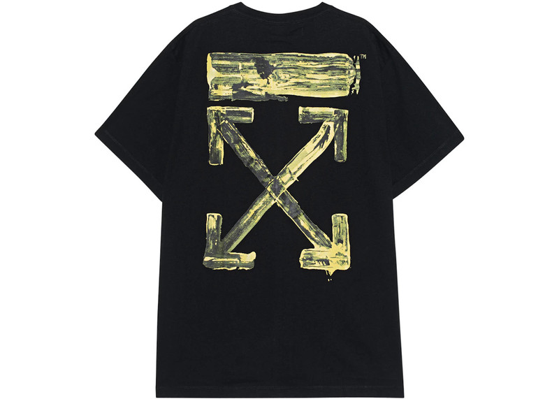 Off-White OFF-WHITE Oversized Acrylic Arrows S/S T-Shirt Black/Yellow outlook