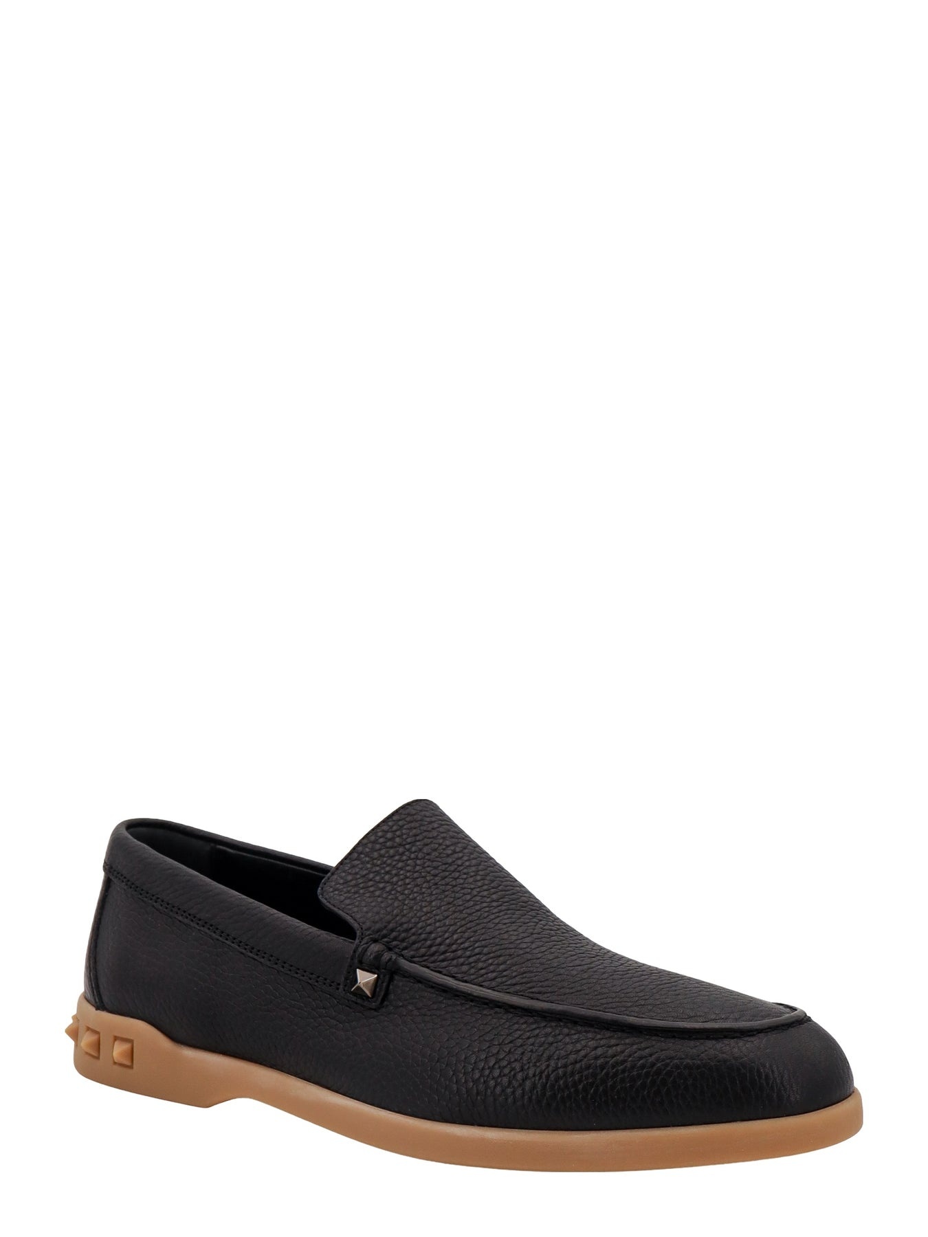 Leather loafer with iconic studs - 2