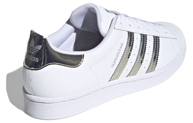 (WMNS) adidas originals Superstar 'Silver White' FX4272 4